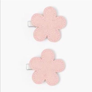 BRAND NEW- Gymboree Girl Flower Glitter Hair Clips